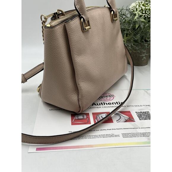 Michael Kors authenticated Edith Small Saffiano Leather Satchel Blush 30S2G7ESIL - Picture 5 of 12